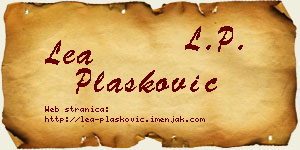 Lea Plasković vizit kartica